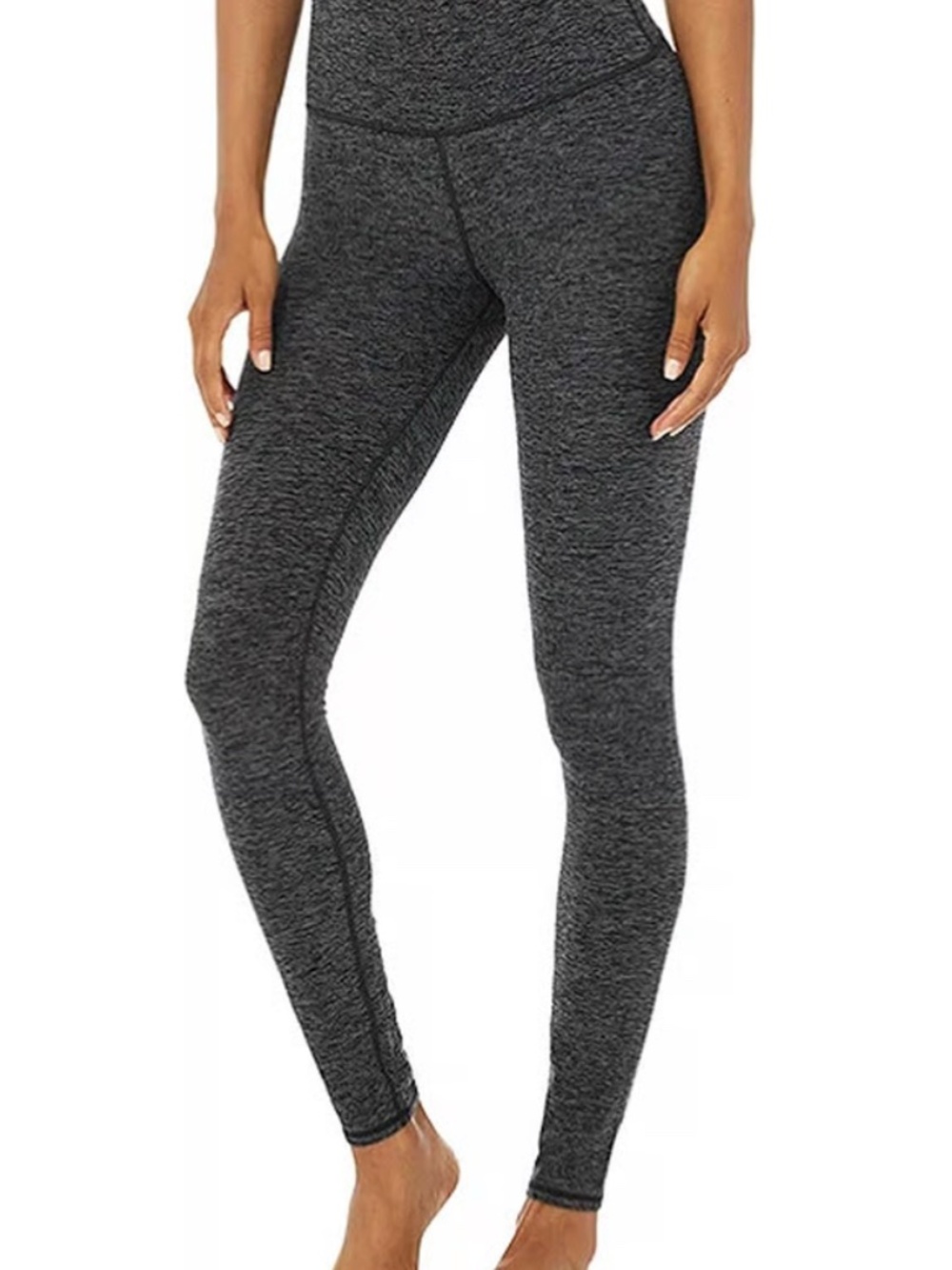 Alo Yoga High-Waist AloSoft Legging in Dark Heather Grey - Size XS